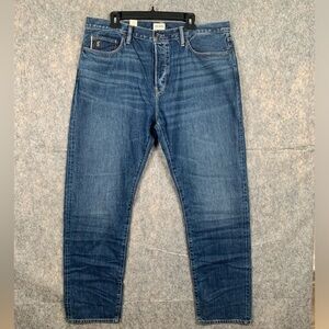 TODD SNYDER STRAIGHT FIT SELVEDGE‎ MID BLUE JEAN 38x32 NWT